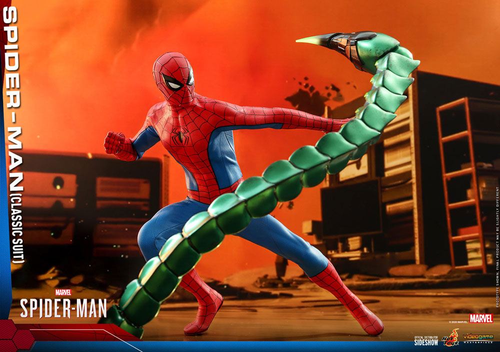 Marvel's Spider-Man Video Game Masterpiece Action Figure 1/6 Spider-Man (Classic Suit) 30 cm