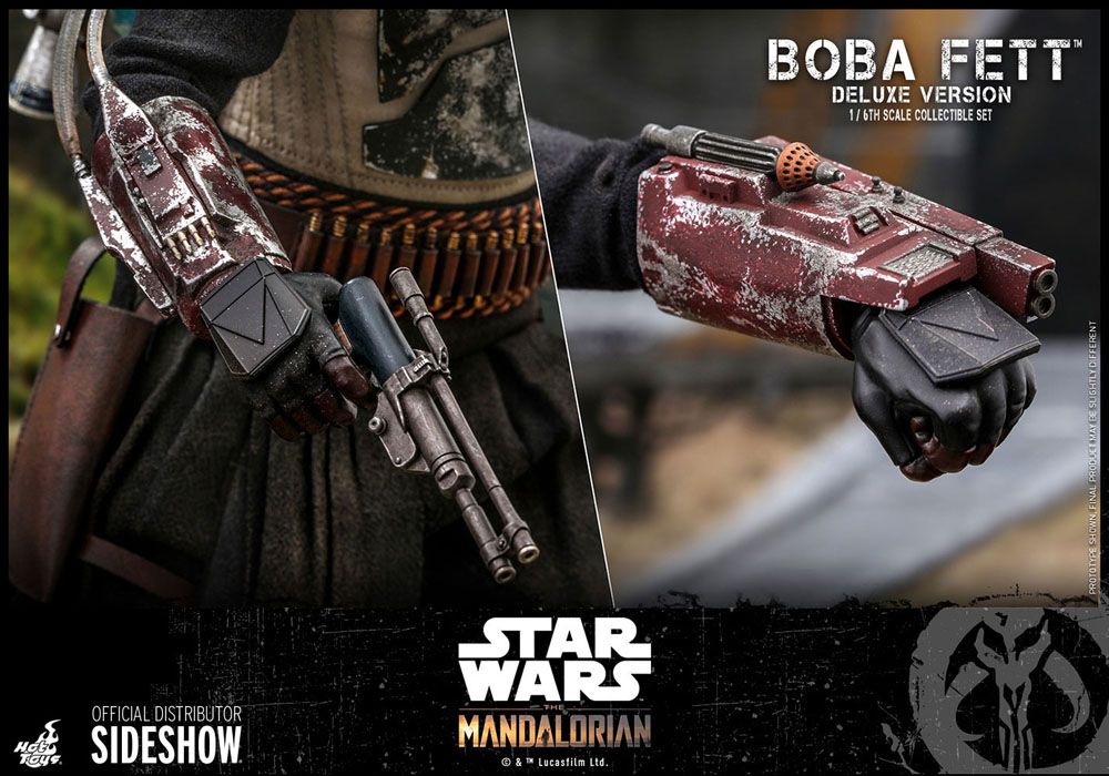 Star Wars The Mandalorian Action Figure 2-Pack 1/6 Boba Fett Deluxe 30 cm