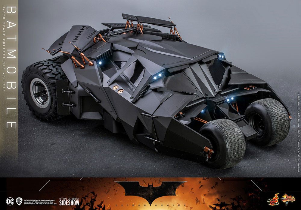 The Dark Knight Trilogy Movie Masterpiece Action Figure 1/6 Batmobile 73 cm
