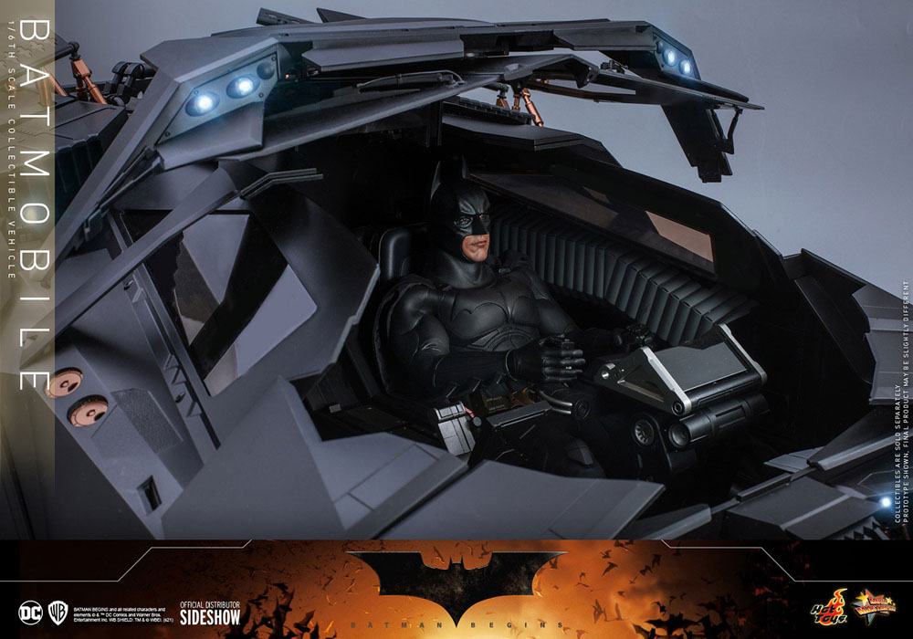 The Dark Knight Trilogy Movie Masterpiece Action Figure 1/6 Batmobile 73 cm