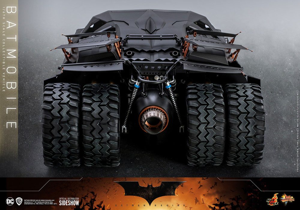 The Dark Knight Trilogy Movie Masterpiece Action Figure 1/6 Batmobile 73 cm