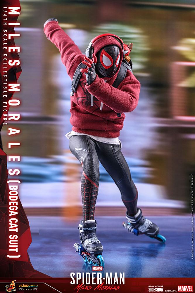 Spider-Man: Miles Morales Videogame Masterpiece Action Figure 1/6 Miles Morales Bodega Cat Suit 29cm