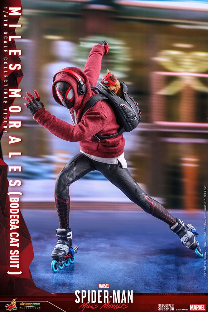 Spider-Man: Miles Morales Videogame Masterpiece Action Figure 1/6 Miles Morales Bodega Cat Suit 29cm