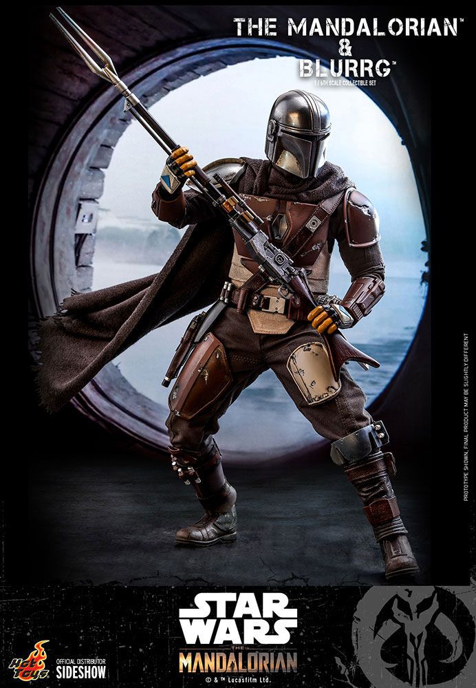 Star Wars The Mandalorian Action Figure 2-Pack 1/6 The Mandalorian & Blurrg 37 cm