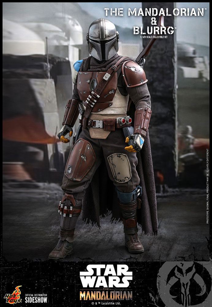 Star Wars The Mandalorian Action Figure 2-Pack 1/6 The Mandalorian & Blurrg 37 cm