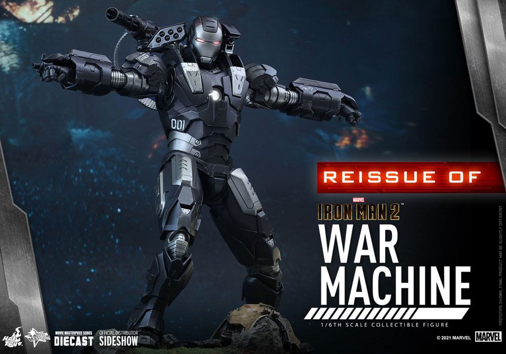 Iron Man 2 Movie Masterpiece Action Figure 1/6 War Machine 32 cm