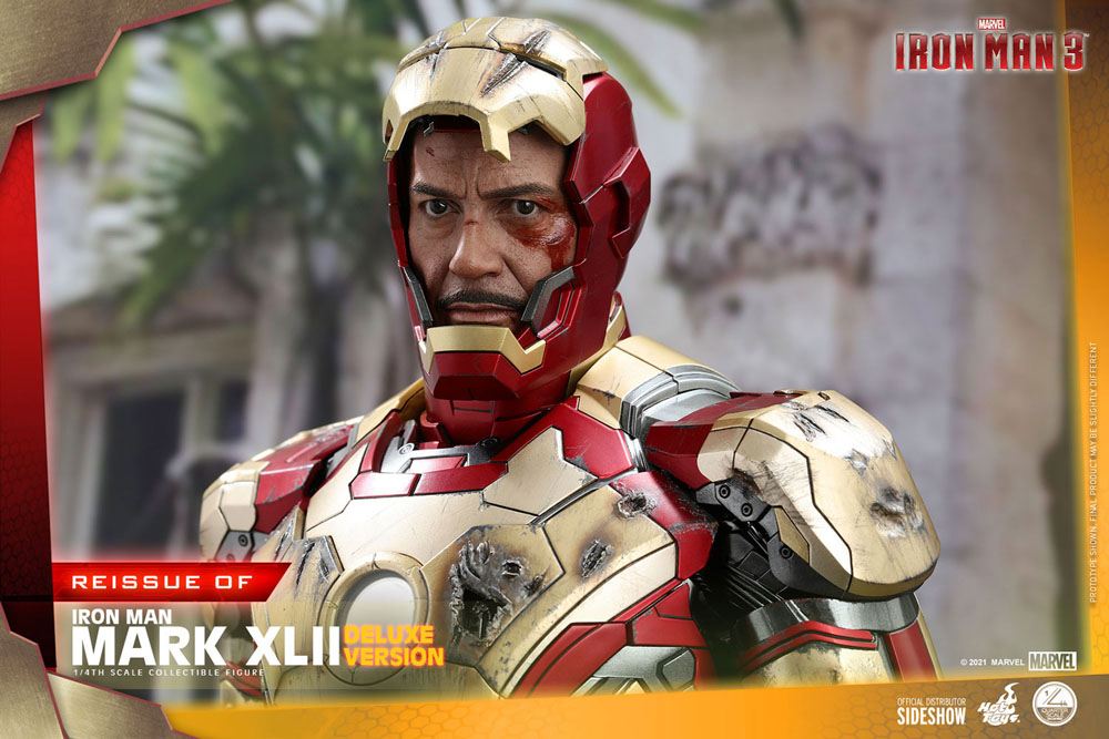 Iron Man 3 Action Figure 1/4 Iron Man Mark XLII Deluxe Ver. 49 cm