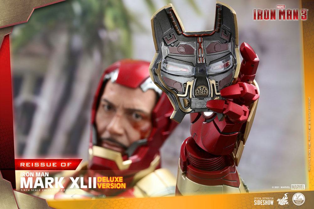 Iron Man 3 Action Figure 1/4 Iron Man Mark XLII Deluxe Ver. 49 cm