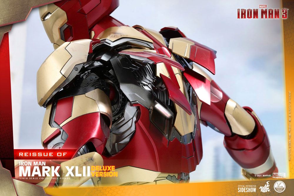 Iron Man 3 Action Figure 1/4 Iron Man Mark XLII Deluxe Ver. 49 cm