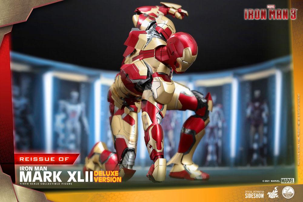 Iron Man 3 Action Figure 1/4 Iron Man Mark XLII Deluxe Ver. 49 cm