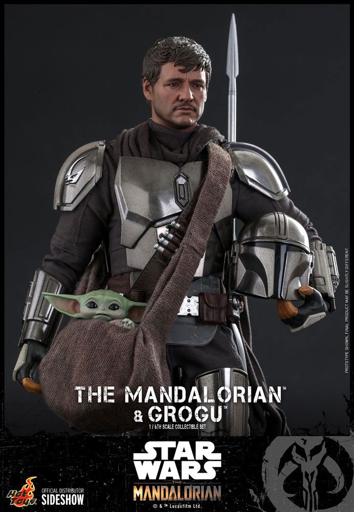 Star Wars The Mandalorian Action Figure 2-Pack 1/6 The Mandalorian & Grogu 30 cm