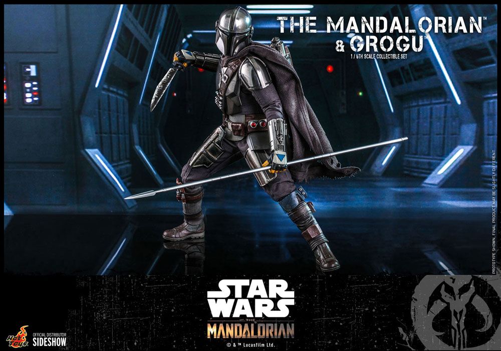 Star Wars The Mandalorian Action Figure 2-Pack 1/6 The Mandalorian & Grogu 30 cm