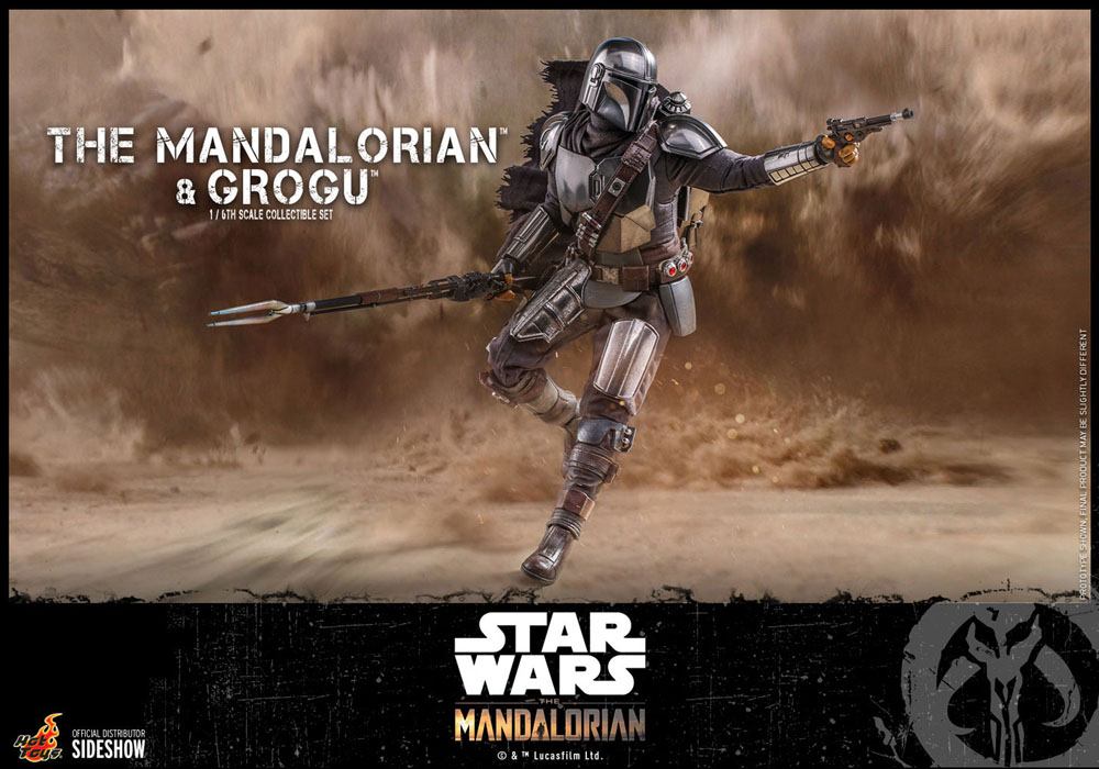 Star Wars The Mandalorian Action Figure 2-Pack 1/6 The Mandalorian & Grogu 30 cm