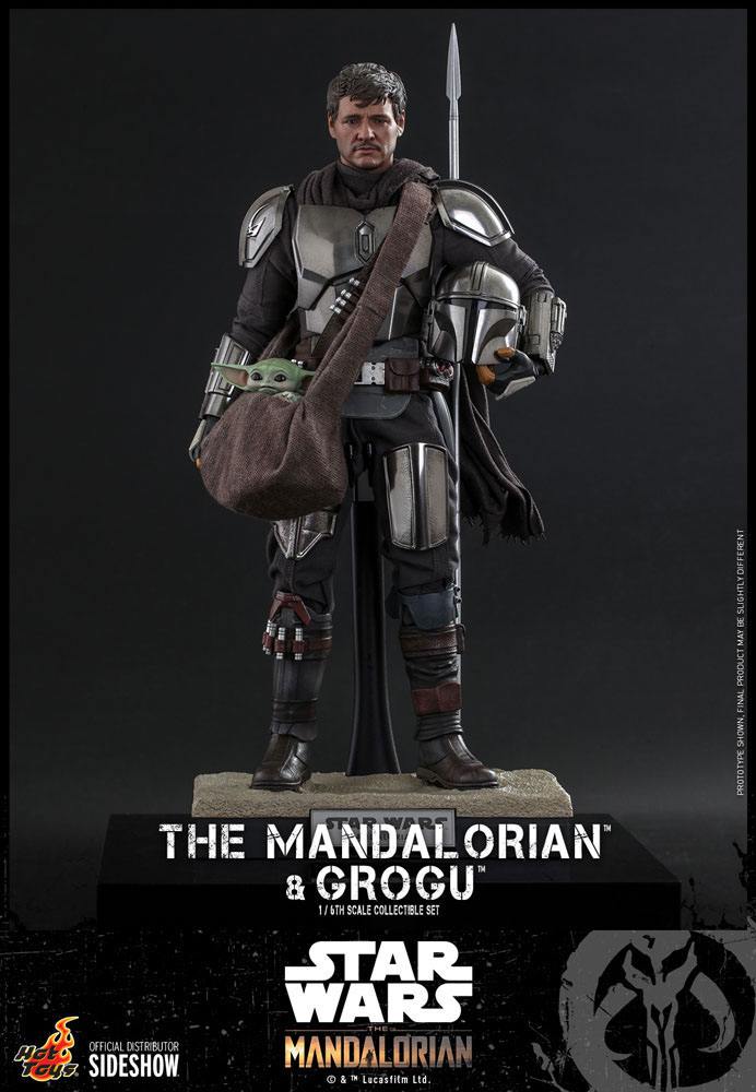 Star Wars The Mandalorian Action Figure 2-Pack 1/6 The Mandalorian & Grogu 30 cm