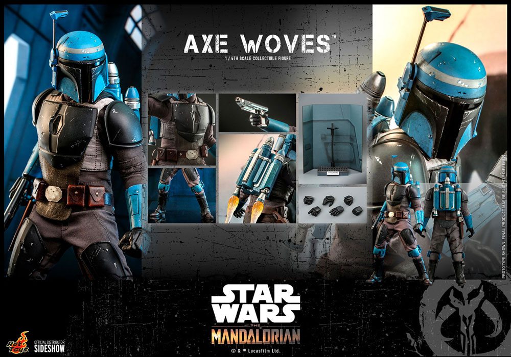 Star Wars The Mandalorian Action Figure 1/6 Axe Woves 30 cm