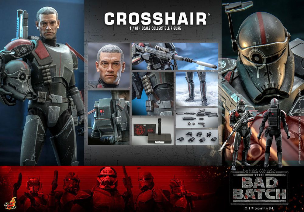 Star Wars: The Bad Batch Action Figure 1/6 Crosshair 30 cm