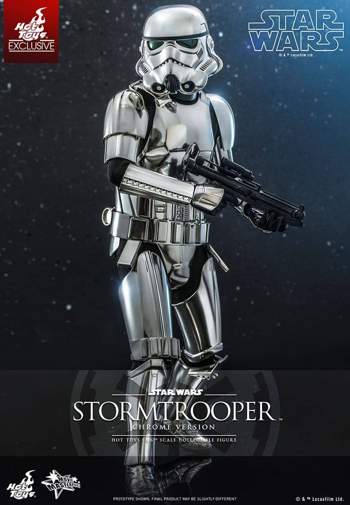 Star Wars Movie Masterpiece Action Figure 1/6 Stormtrooper Chrome Version 30 cm
