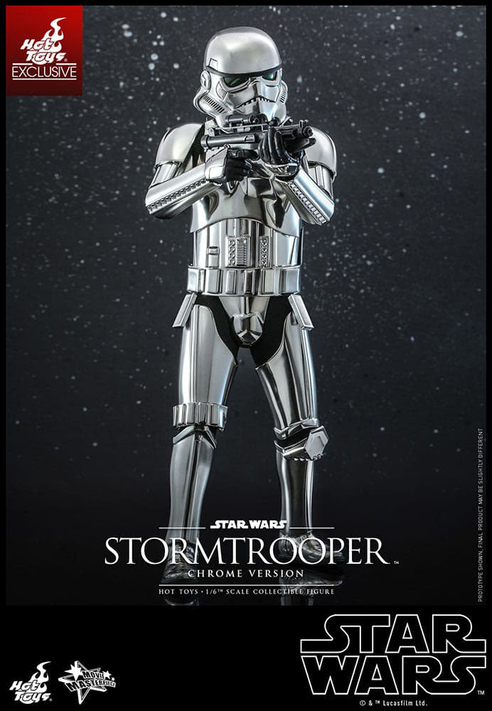 Star Wars Movie Masterpiece Action Figure 1/6 Stormtrooper Chrome Version 30 cm