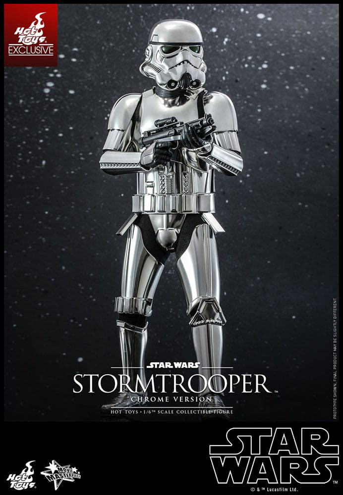 Star Wars Movie Masterpiece Action Figure 1/6 Stormtrooper Chrome Version 30 cm