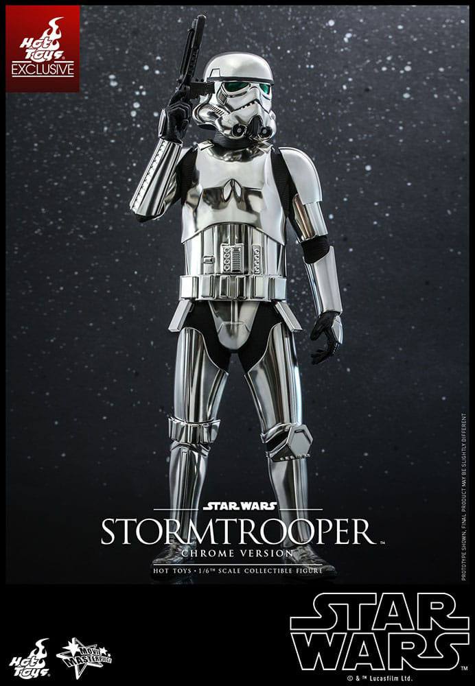 Star Wars Movie Masterpiece Action Figure 1/6 Stormtrooper Chrome Version 30 cm