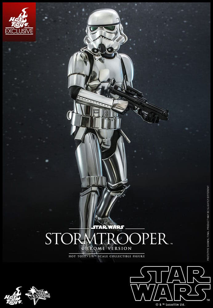 Star Wars Movie Masterpiece Action Figure 1/6 Stormtrooper Chrome Version 30 cm