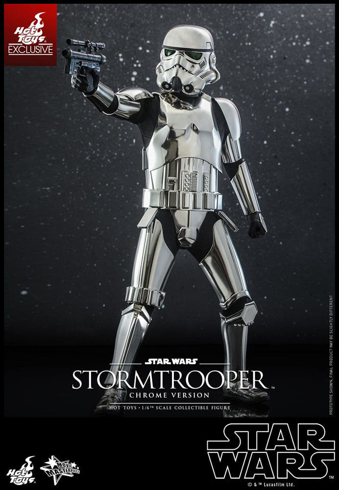 Star Wars Movie Masterpiece Action Figure 1/6 Stormtrooper Chrome Version 30 cm