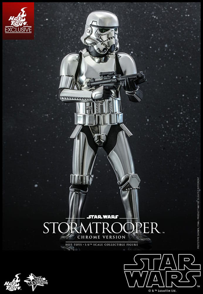 Star Wars Movie Masterpiece Action Figure 1/6 Stormtrooper Chrome Version 30 cm