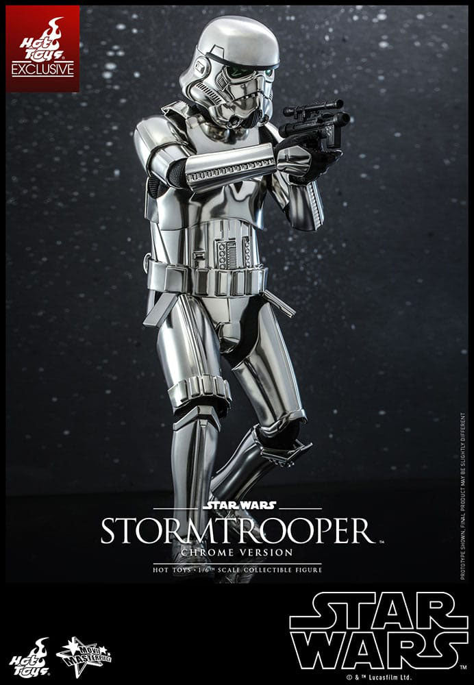 Star Wars Movie Masterpiece Action Figure 1/6 Stormtrooper Chrome Version 30 cm