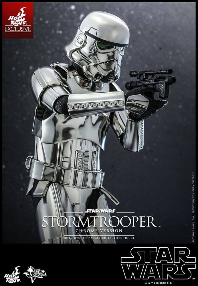 Star Wars Movie Masterpiece Action Figure 1/6 Stormtrooper Chrome Version 30 cm