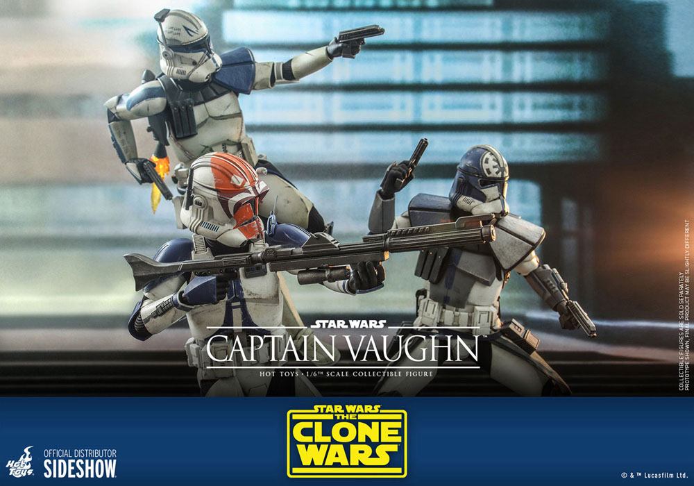 Star Wars The Clone Wars Action Figure 1/6 Captain Vaughn 30 cm