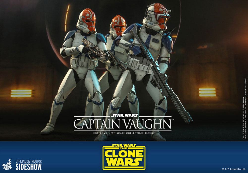 Star Wars The Clone Wars Action Figure 1/6 Captain Vaughn 30 cm