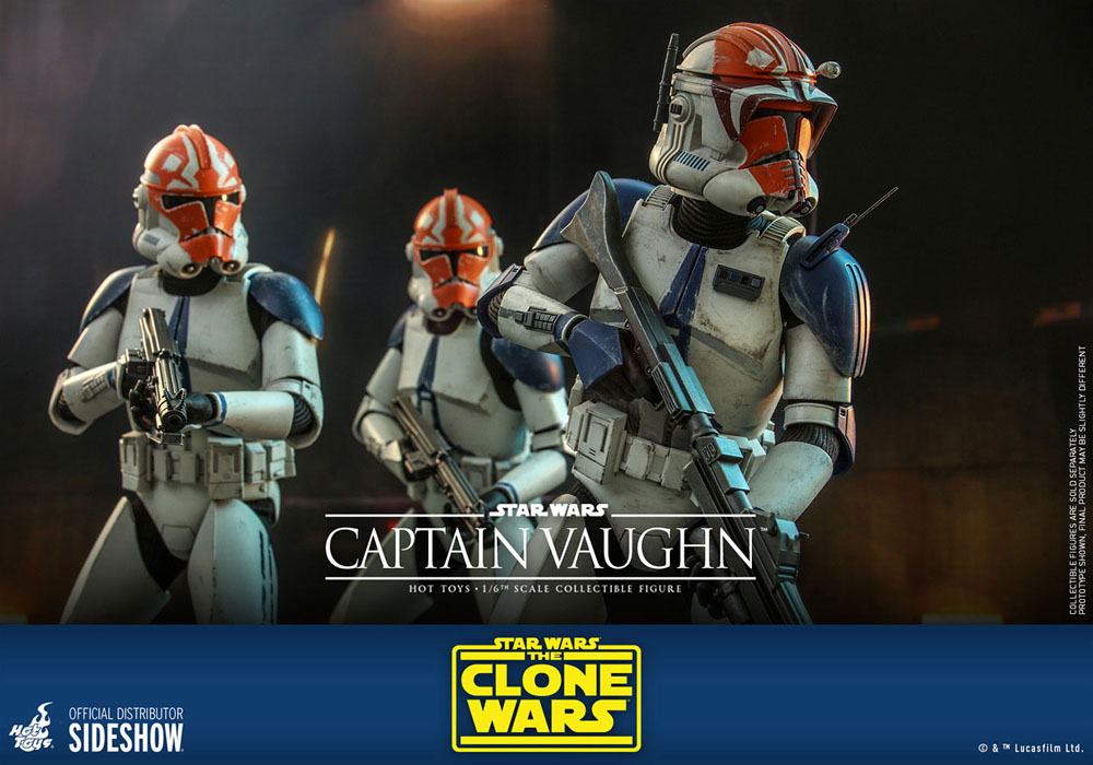 Star Wars The Clone Wars Action Figure 1/6 Captain Vaughn 30 cm