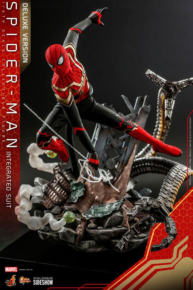 Spider-Man: No Way Home Movie Masterpiece Action Figure 1/6 Spider-Man (Integrated Suit) Deluxe Ver. 29 cm