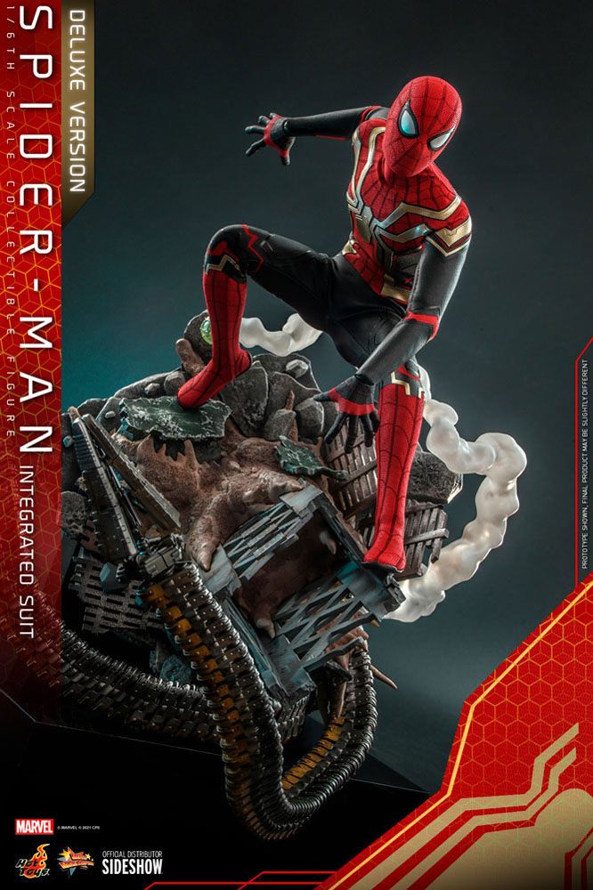 Spider-Man: No Way Home Movie Masterpiece Action Figure 1/6 Spider-Man (Integrated Suit) Deluxe Ver. 29 cm