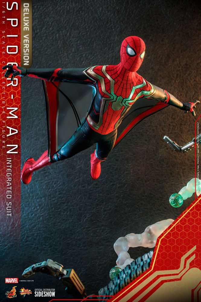 Spider-Man: No Way Home Movie Masterpiece Action Figure 1/6 Spider-Man (Integrated Suit) Deluxe Ver. 29 cm