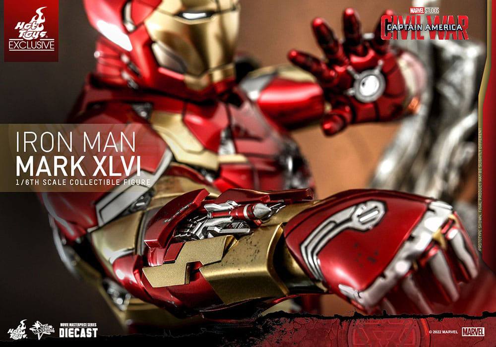 Iron Man Movie Masterpiece Diecast Action Figure 1/6 Iron Man Mark XLVI 32 cm