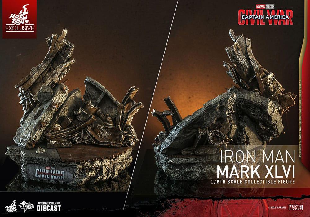 Iron Man Movie Masterpiece Diecast Action Figure 1/6 Iron Man Mark XLVI 32 cm