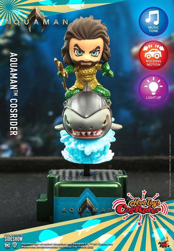 Aquaman CosRider Mini Figure with Sound & Light Up Aquaman 13 cm