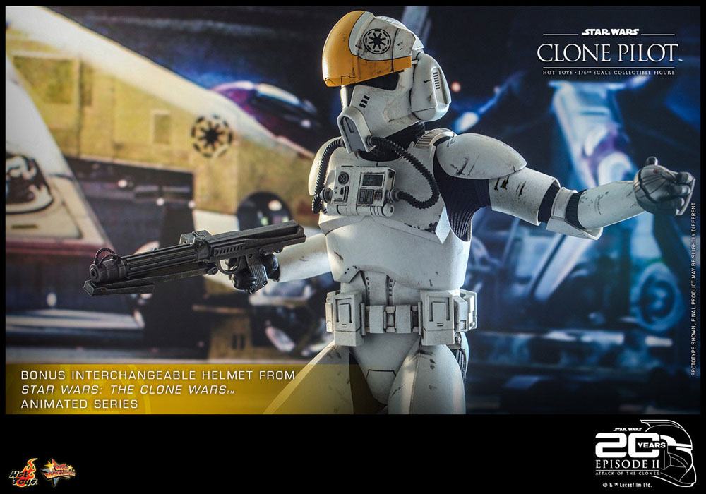 Star Wars: Episode II Action Figure 1/6 Clone Pilot 30 cm