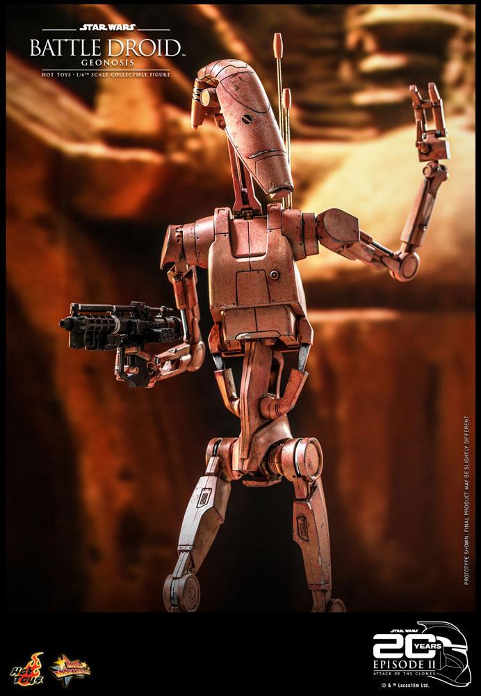 Star Wars: Episode II Action Figure 1/6 Battle Droid (Geonosis) 31 cm