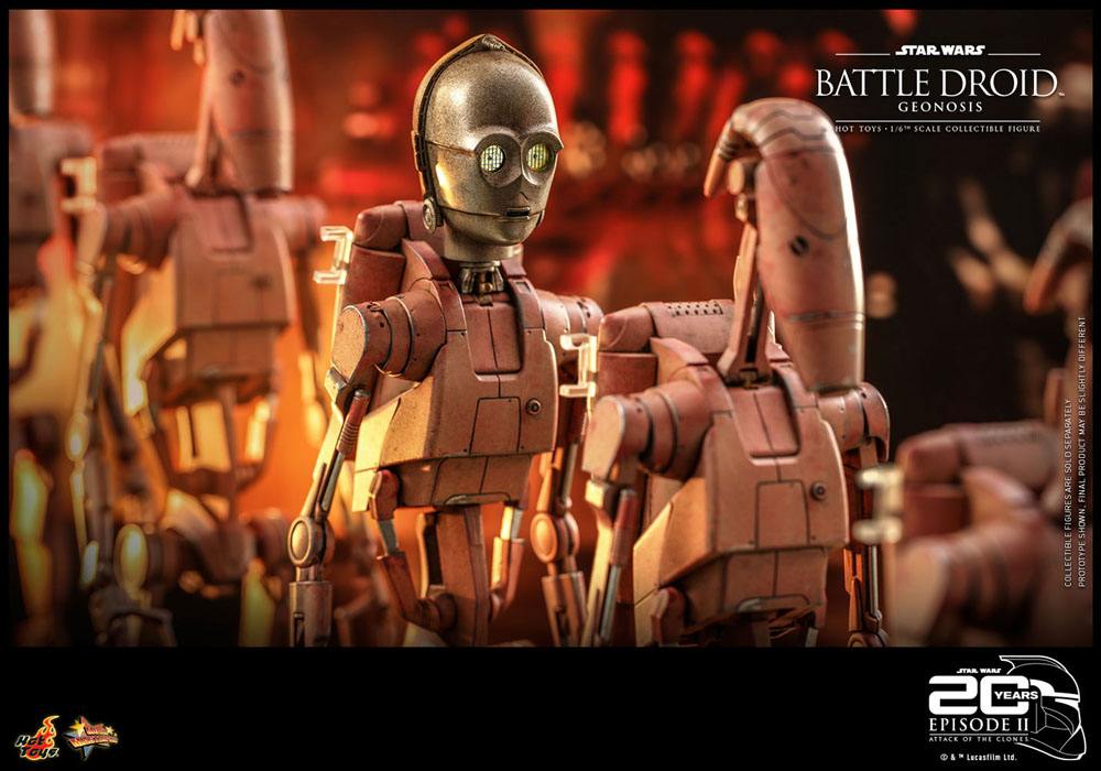 Star Wars: Episode II Action Figure 1/6 Battle Droid (Geonosis) 31 cm