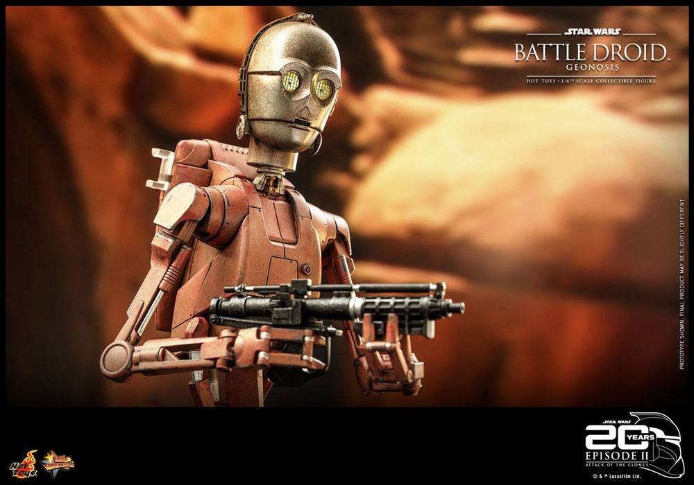 Star Wars: Episode II Action Figure 1/6 Battle Droid (Geonosis) 31 cm