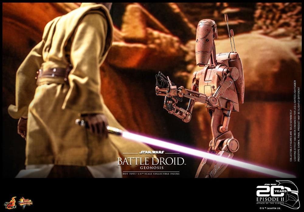 Star Wars: Episode II Action Figure 1/6 Battle Droid (Geonosis) 31 cm
