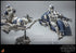 Star Wars The Clone Wars Action Figure 1/6 Heavy Weapons Clone Trooper & BARC Speeder with Sidecar 30 cm
