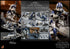 Star Wars The Clone Wars Action Figure 1/6 Heavy Weapons Clone Trooper & BARC Speeder with Sidecar 30 cm