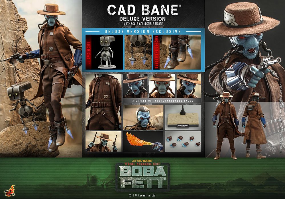 Star Wars: The Book of Boba Fett Action Figure 1/6 Cad Bane (Deluxe Version) 34 cm