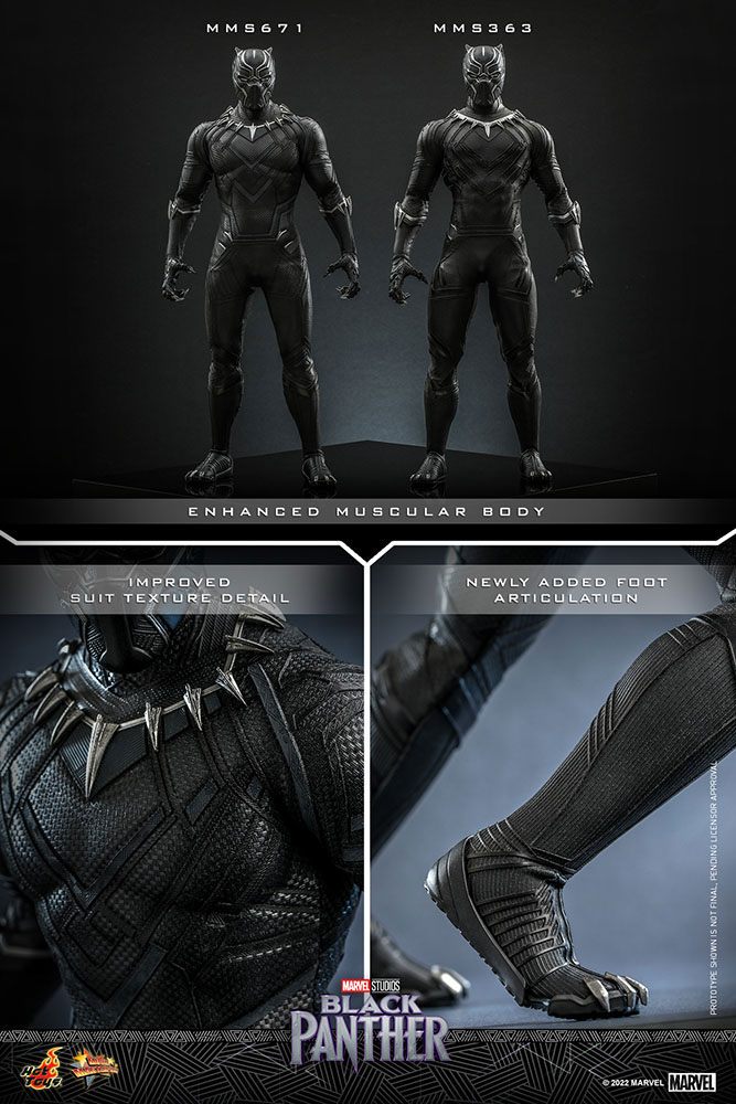 Black Panther Movie Masterpiece Action Figure 1/6 Black Panther (Original Suit) 31 cm