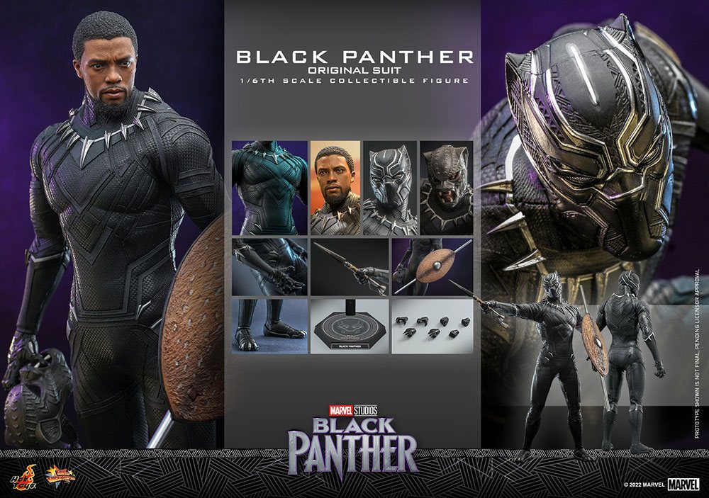Black Panther Movie Masterpiece Action Figure 1/6 Black Panther (Original Suit) 31 cm