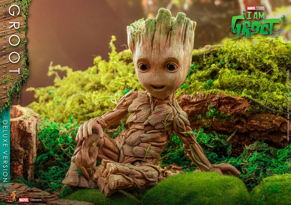 I Am Groot Action Figure Groot Deluxe Version 26 cm