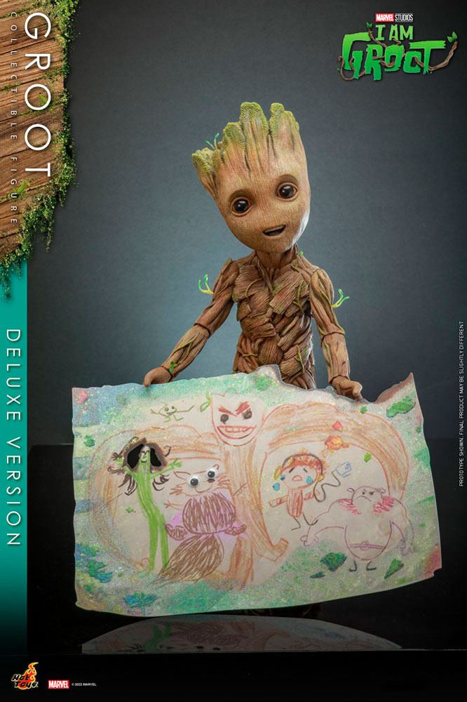 I Am Groot Action Figure Groot Deluxe Version 26 cm